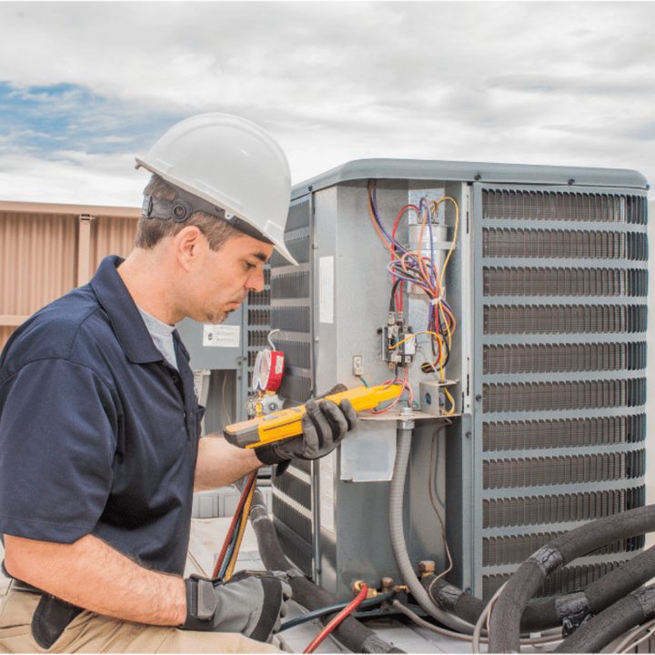 Norfolk Duct Cleaning certified duct cleaning technician on a service call in Norfolk, Ontario